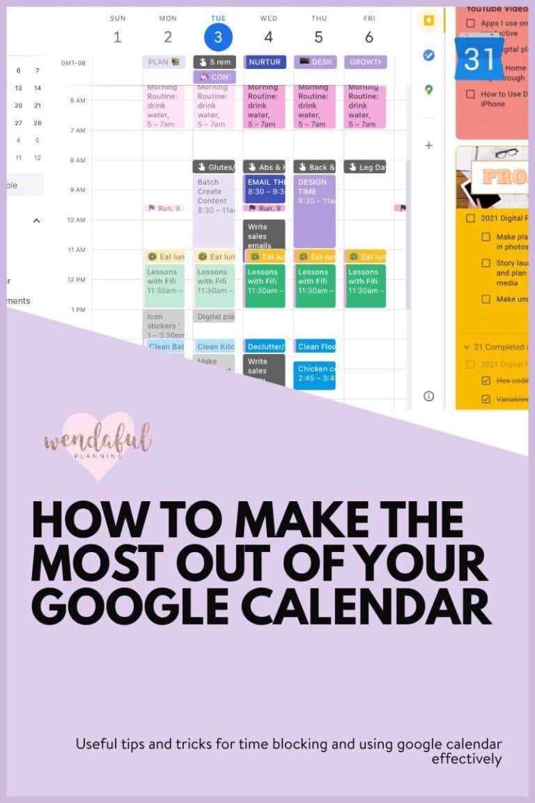 How to Make the Most Out of Your Google Calendar