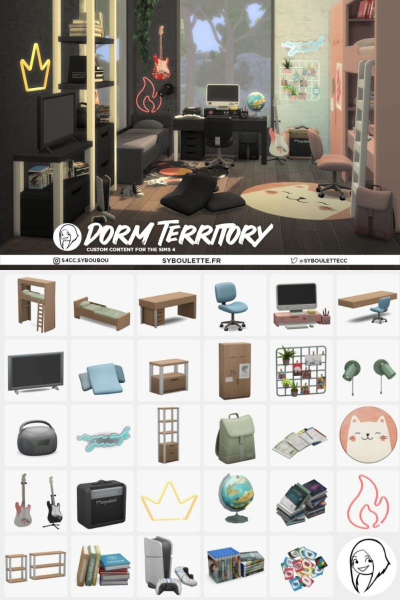 Sims 4 Bedroom CC: Best Sims 4 Bunk Bed CC, Single Bed CC, Furniture CC, Clutter CC, and More