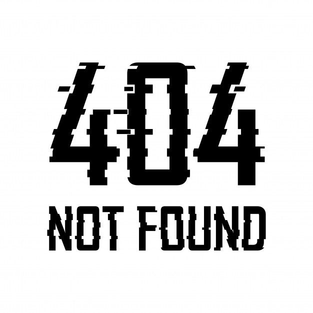 ошибка 404 не найден эффект глюка | Премиум векторы