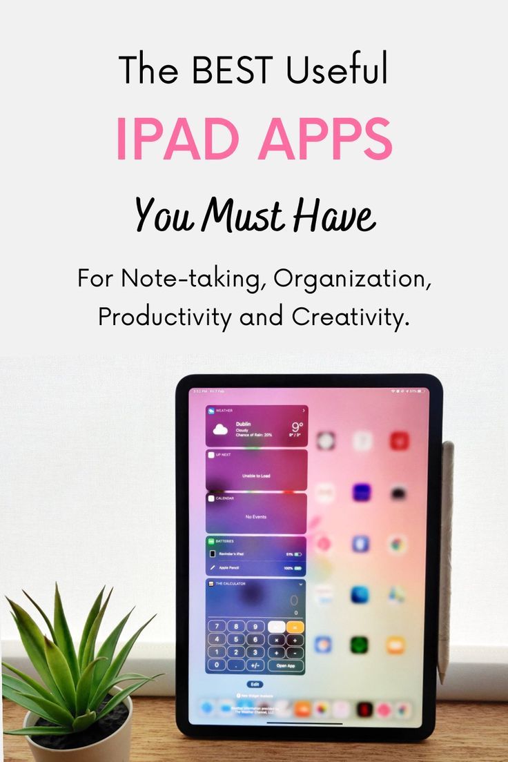 Best Useful iPad Apps You Must Have for Note taking, Organization, Productivity and Creativity.