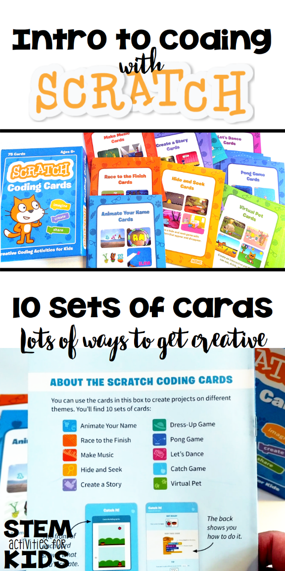 Start Programming with Scratch Coding Cards – STEM Activities for Kids