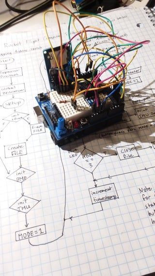 Model Rocket Flight Computer With Arduino