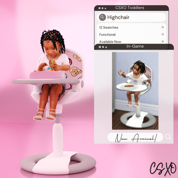 Bloom Toddler Highchair | CeceSims Xo