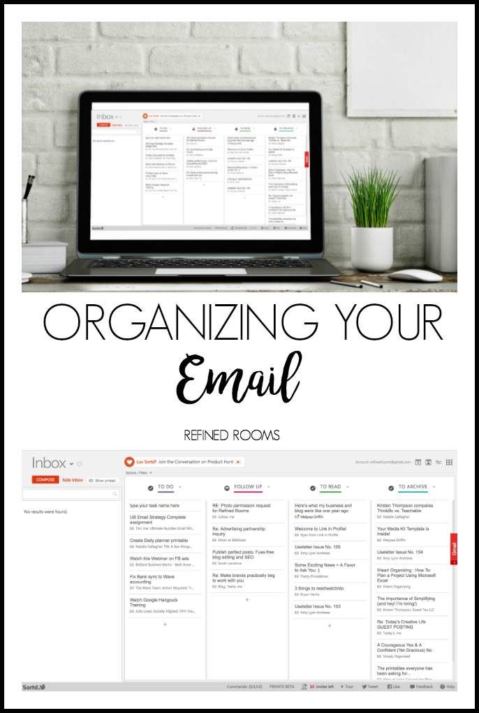 Email Organization: How to Slay Your Email Inbox | Refined Rooms