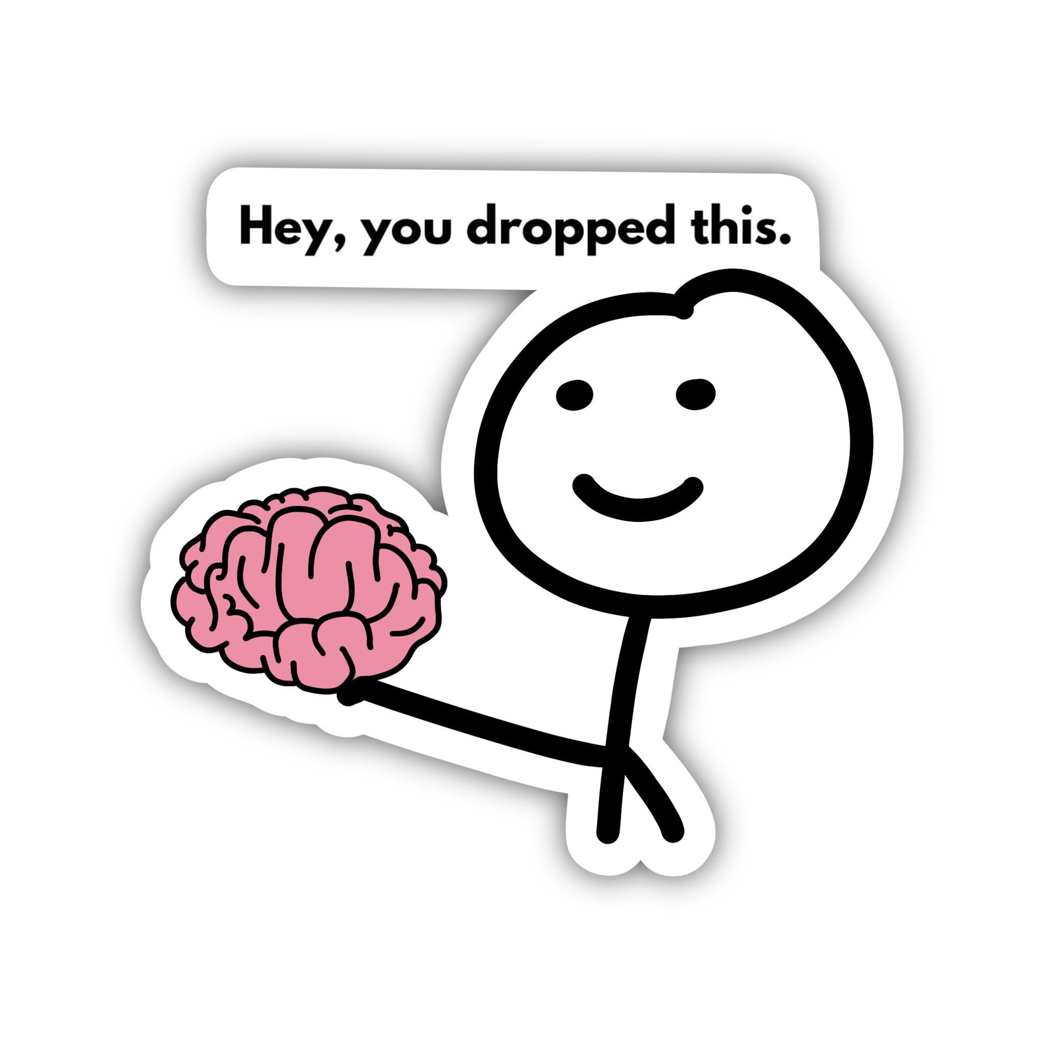 Hey You Dropped This Sticker, Funny Sticker, Sarcastic Sticker, Laptop Sticker, Water Bottle Sticker, Sarcasm Stickers, Quote Sticker, Funny (1)