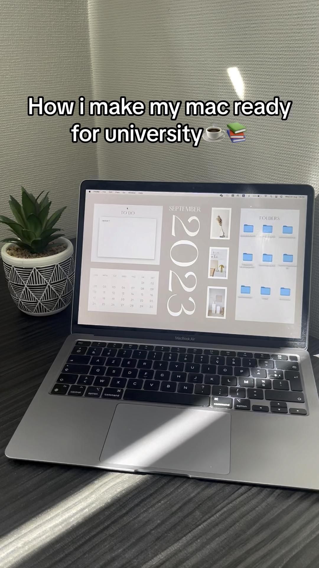 How i make my mac ready for university