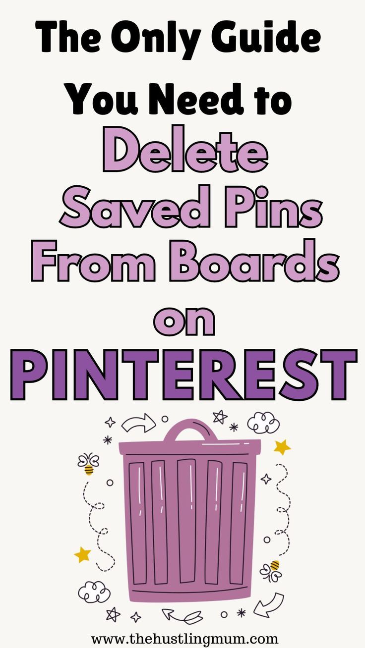 Delete Saved Pins from Pinterest Boards