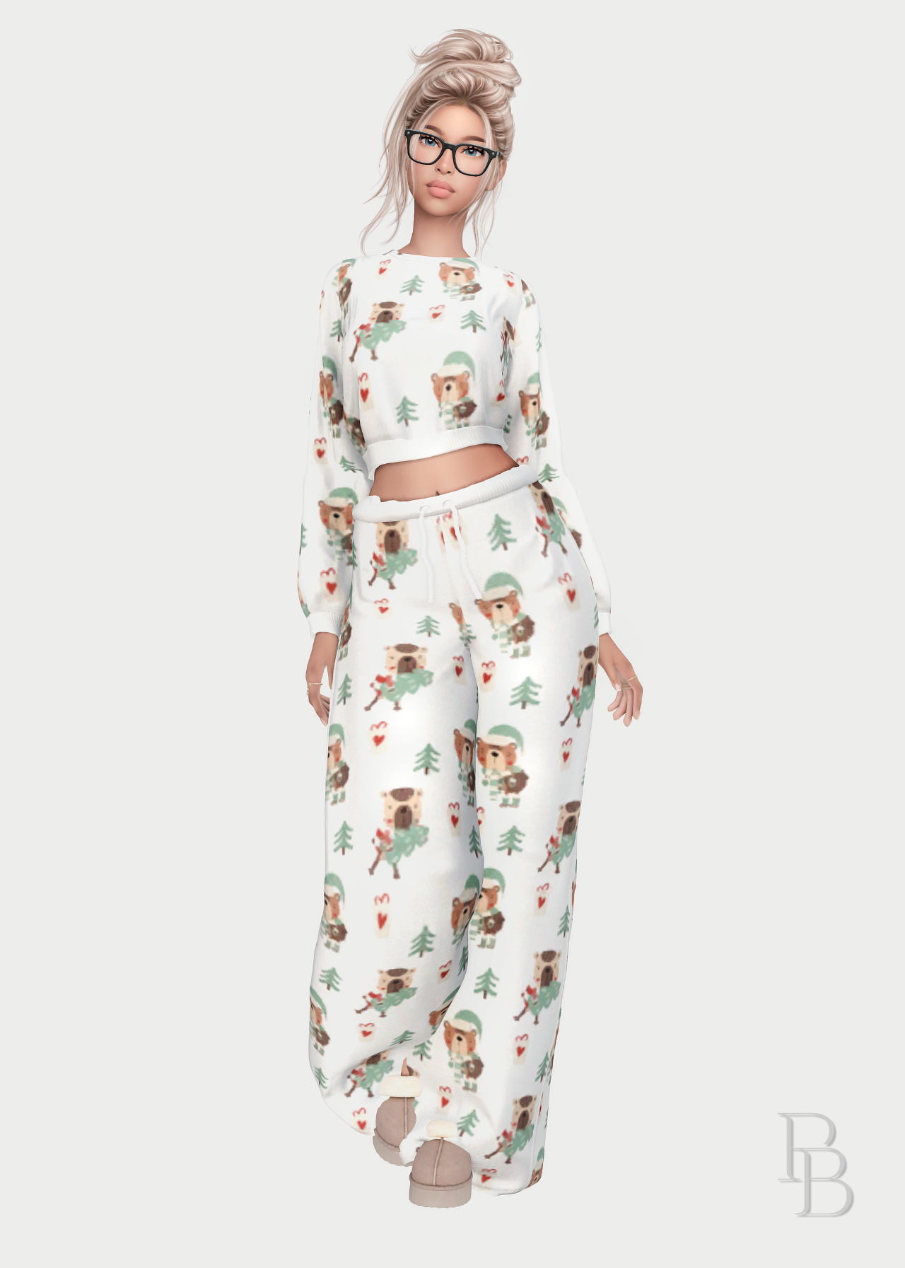 Sims 4 CC | Christmas Morning Lookbook