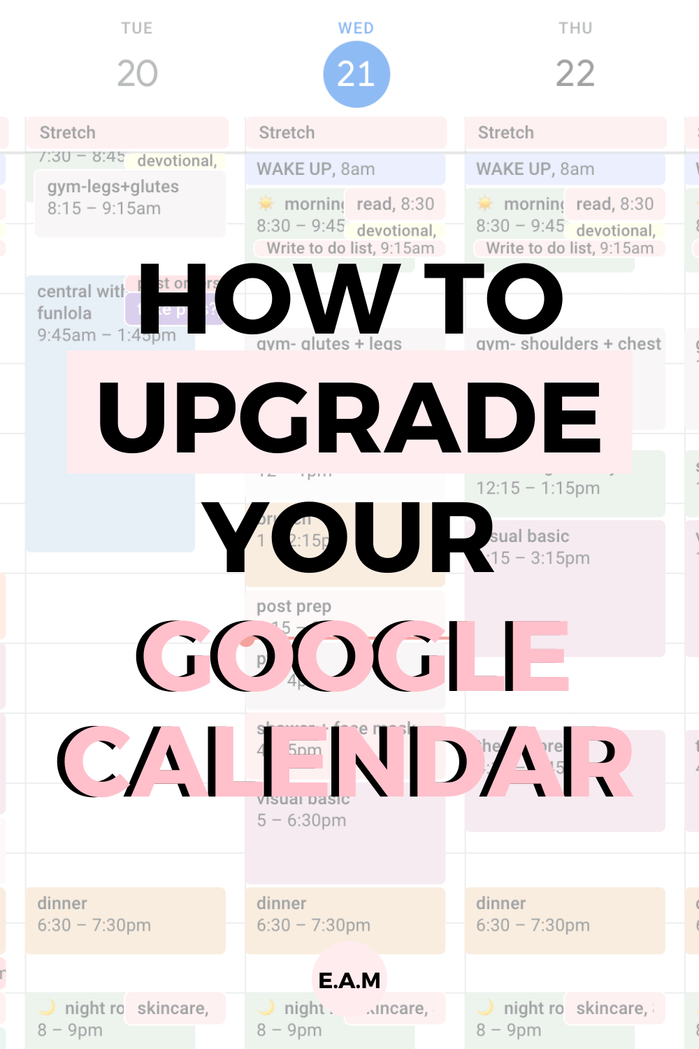 HOW TO CREATE AN AESTHETIC AND PRACTICAL GOOGLE CALENDAR – hubtivity