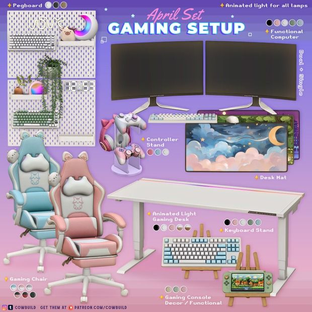 April 2024 Set (2) – Gaming Setup | Cowbuild