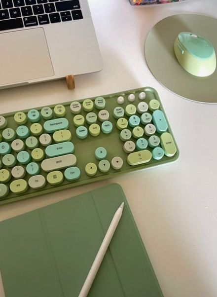 Mint Green Aesthetic Keyboard