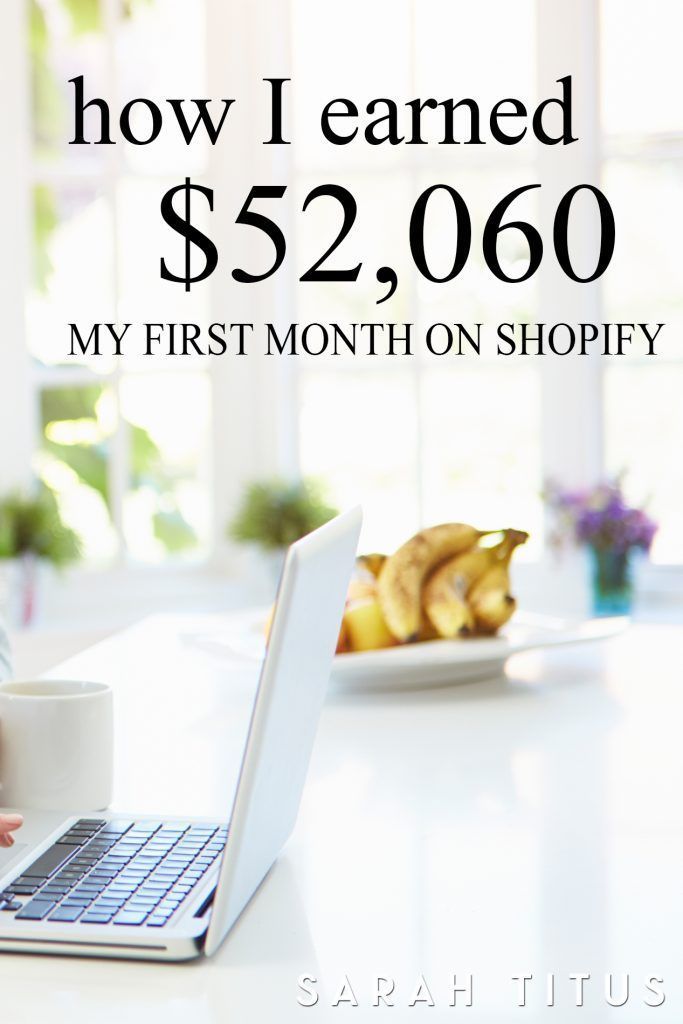 How I Earned $52,060 My First Month on Shopify