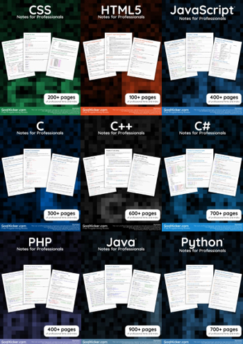 Free Programming Books; HTML5, CSS3, JavaScript, PHP, Python…