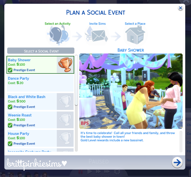 The Sims 4: Baby Shower Custom Event Mod!