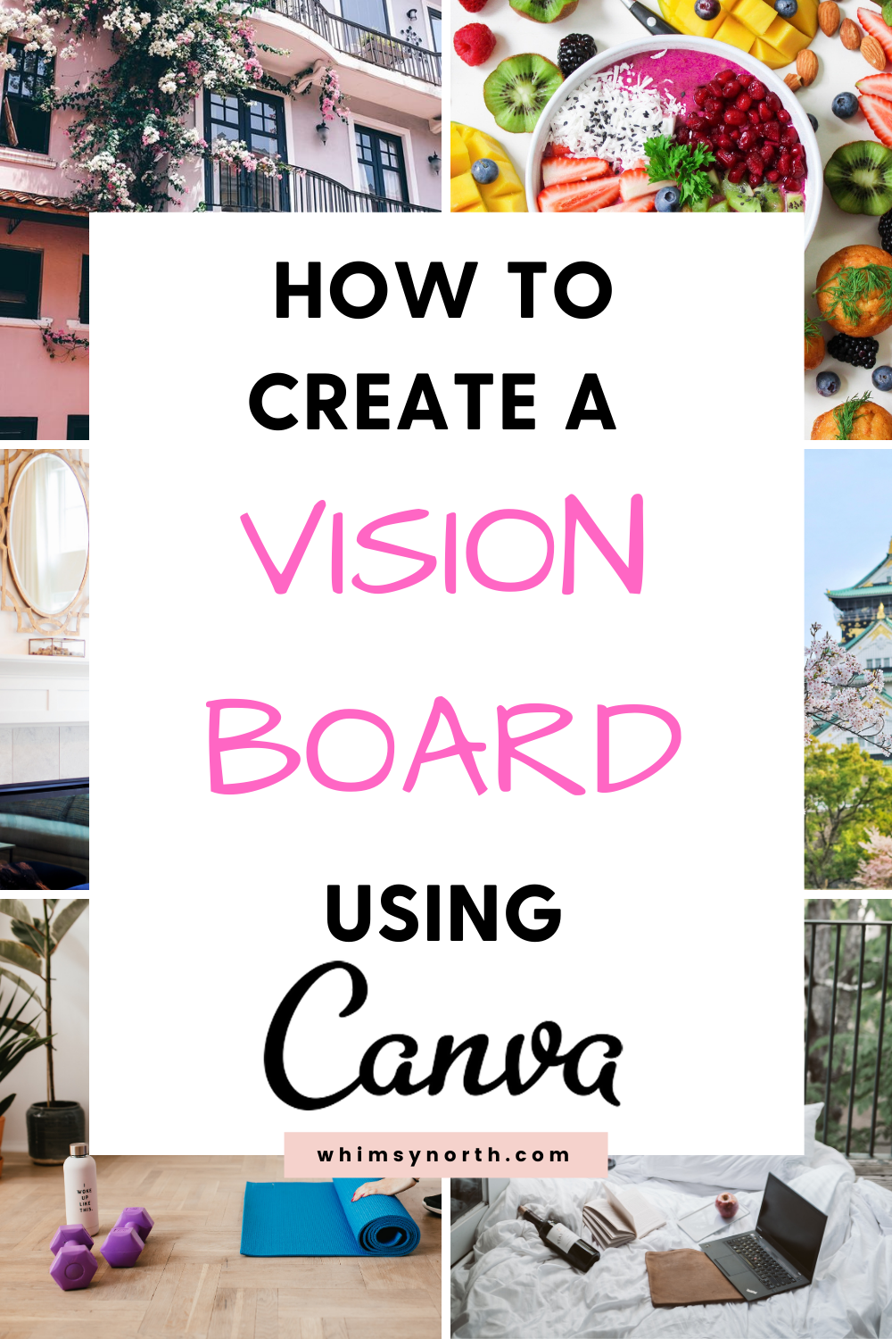 How to Create a Vision Board online using Canva