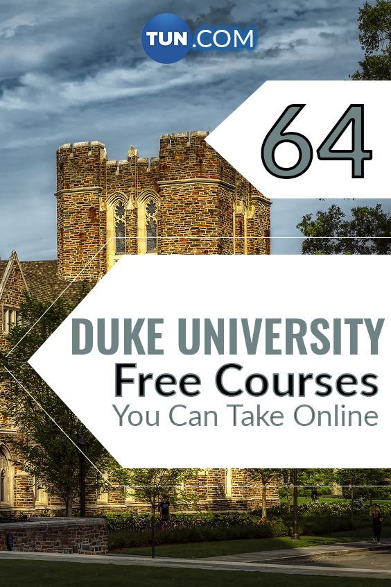 64 Free Duke University Courses