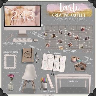 tarte. creative outlet arcade key