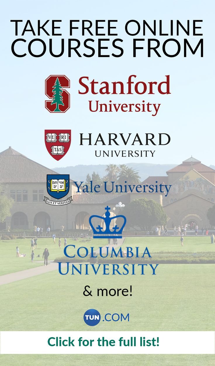 FREE Online Courses from Stanford, Harvard, Yale & more!